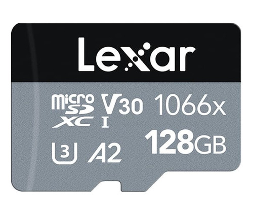 Cartão De Memória Lexar 1066x Silver Series 128gb 4k Clas 10