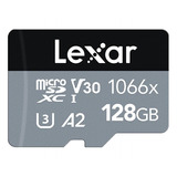 Cartão De Memória Lexar 1066x Silver Series 128gb 4k Clas 10