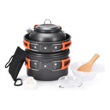Outlery Camping Cookware Set - 6.7  Durable Camping Pots ...