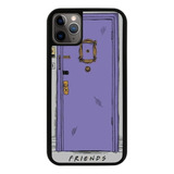 Funda Uso Rudo Tpu Para iPhone Friends Puerta Morada Departa