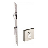 Fechadura Porta Pivotante Rolete Quad 453-40r Escovado Pado