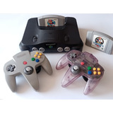 Nintendo 64 + 2 Juegos Elección Originales + 2 Controles
