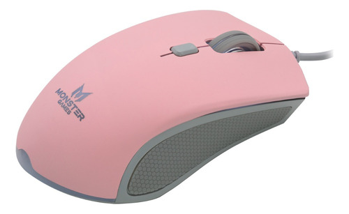 Mouse Gamer Monster Playful Girl Mg737 Rosado Electrotom 