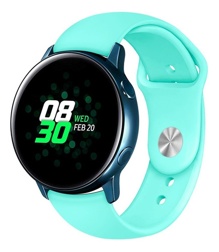 Correa Compatible Samsung Watch Active 1 & 2 Verde Ment 20mm