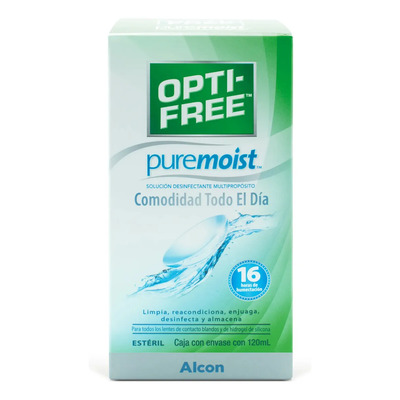 Opti-free Pure Moist Lc Blando 120ml | Envío gratis