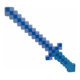 Espada Diamante Brinquedo Estilo Minecraft Com Led E Som