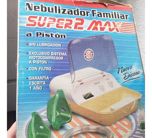 Nebulizador Silfab Super 2 Max A Piston