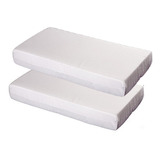 2 Almohadas De Espuma Rectangulares 70x40 Polipluma