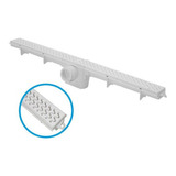 Ralo Linear Sifonado Grelha Branco 70cm Amanco