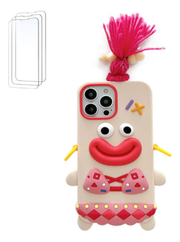 Para iPhone 12-15 Spoof Weenie Mouth Monster Case