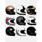 Casco Compatible Marca Agv Pista Moto Motocicleta Dot 