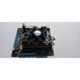 Kit Placa Mãe 1151-h110/core I3 6100-6°ger-3.7ghz/8gb/cooler