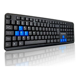 Teclado Para Pc E Notebook Com Fio Conexão Usb