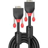 Cable Vga Macho-macho 15 Pines 3 Metros Negro Lindy