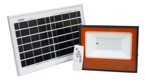 6 Pz Reflector Led Solar 60w Control Remoto Exterior Nwp