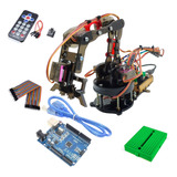 Brazo Robotico Kimo Kit Control Remoto + Arduino Servos Mg90