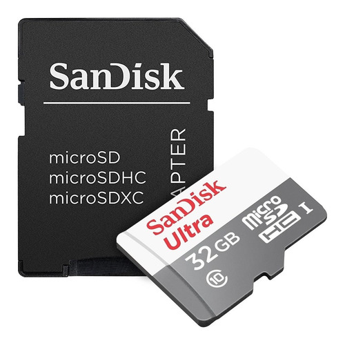 Memoria Micro Sd Sandisk 32gb Ultra Hd Clase 10 Microsd Gtia