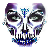 Pegatina Brillo Face Sticker Hallowen Maquillaje Catrina #44