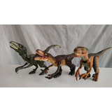 Lote De Velociraptors Jurassic Park World