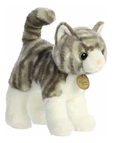 Peluche Aurora. Gato Gris. Miyoni