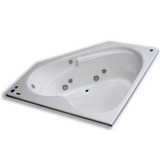 Hidromasaje Esquinero Jacuzzi 160x160 8 Jet Acrílico Premium