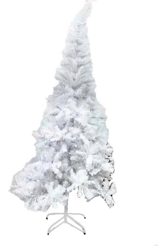 Árbol De Navidad Blanco Con Base De Metal