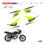 Calcos Motomel S2 Ploter Stunt 46 Valentino Rossi Vr46 Fluor