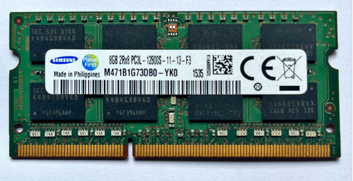 Memoria Ram Samsung 8gb Ddr3 2rx8 Pc3l-12800s Samsung