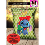 50 Dulcero Navidad Digital Chip Bag Imprime Editable Power