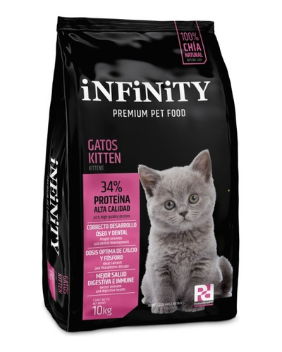 Infinity Gato Kitten 10kg Universal Pets