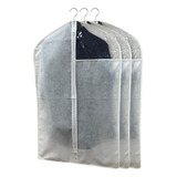 Bolsa Cubre Trajes, Protector Ropa - 3pz Portatraje Blanco