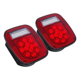 2 Luces Traseras Led De Coche Con Señal De Giro Y Freno Para