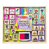 Set De Sellos Y Colores Melissa & Doug Fairy Tale Con 30 Sel