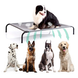 Cama Elevada Para Perros Grandes Para Mascotas Grandes, Gris