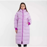 Chamarra Larga Saco  Nike Jacket Long Xs Morado Auténtico