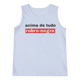 Camisa Flamengo Regata Acima De Tudo Rubro Negro Masculina