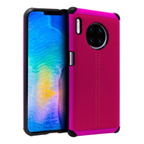 Funda Tpu Tipo Piel Para Huawei Mate 30 Pro Spn-al00 Y Plano Color Rosa