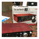 Interface Scarlett 2i2 2da Generacion 