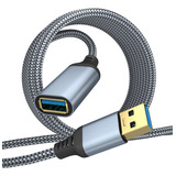 Cable Extensión Usb 3.0 Macho Hembra 5mts 5gbs