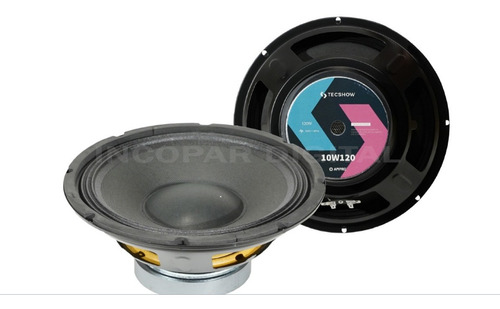 Parlante Woofer 10''  Pulgadas Tecshow 10w120 120w. Rms