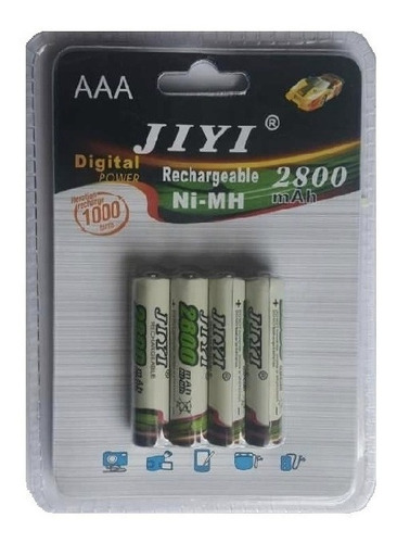 Pilas Recargables Aaa / A A A 2800 Mah 4 Unidades