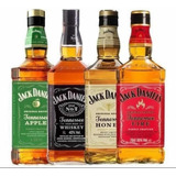 Whisky Jack Daniels N7 + Fire + Apple + Honey Kit 4 Uni