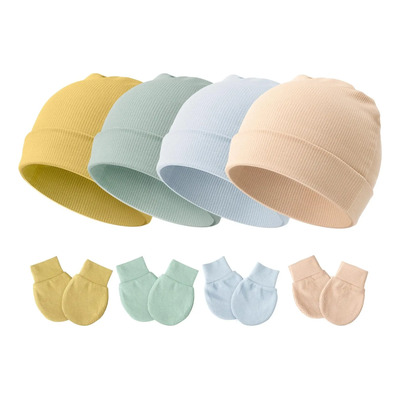 Gorro Para Recién Nacido Con Manopla Antiarañazos