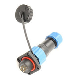 Conector 9 Pinos Macho + Fêmea Ip68 A Prova D´água