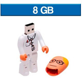 Usb Memoria 8gb Doctor Económica Logo 5pz Ut Usb105