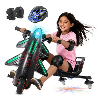 Honey Whale Triciclo Eléctrico Niños Montable Bluetooth Negro | Meses sin interés