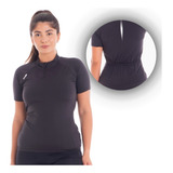 Camisa Para Ciclista Proteção Uv50 Refletiva Feminina Snugg