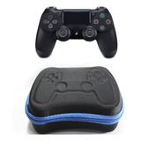 Case Estojo Para Transporte Controle Ps4 Dualshock - Azul