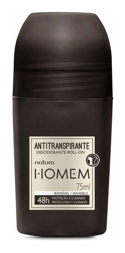 Desodorante Antitranspirante Natura Homem Invisível Roll On 75ml