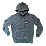 Sudadera Con Capucha Nasa Azul 